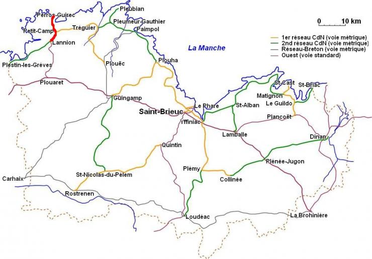 Le petit train des Côtes du Nord Lannion-perros